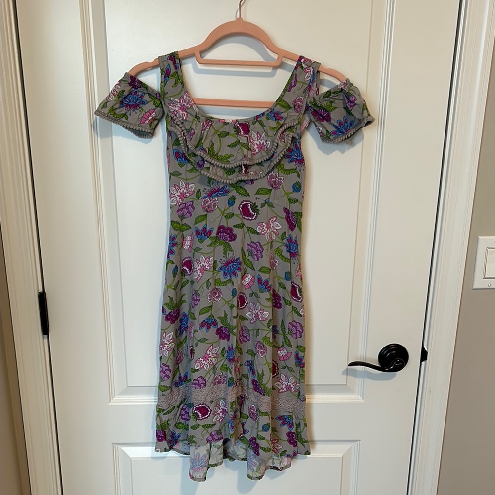 Girls Matilda Jane Floral Off-Shoulder Midi Dress 12